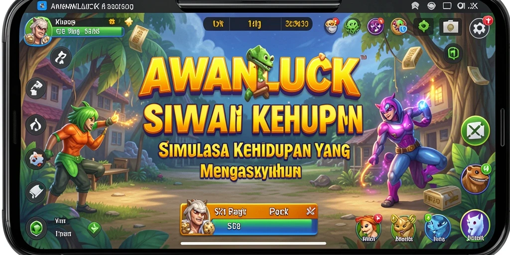 Screenshot dari AWANLUCK menampilkan gameplay mendalam dan menantang.